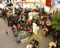 You can shop for a variety of products belonging to national and international brands at the mall.